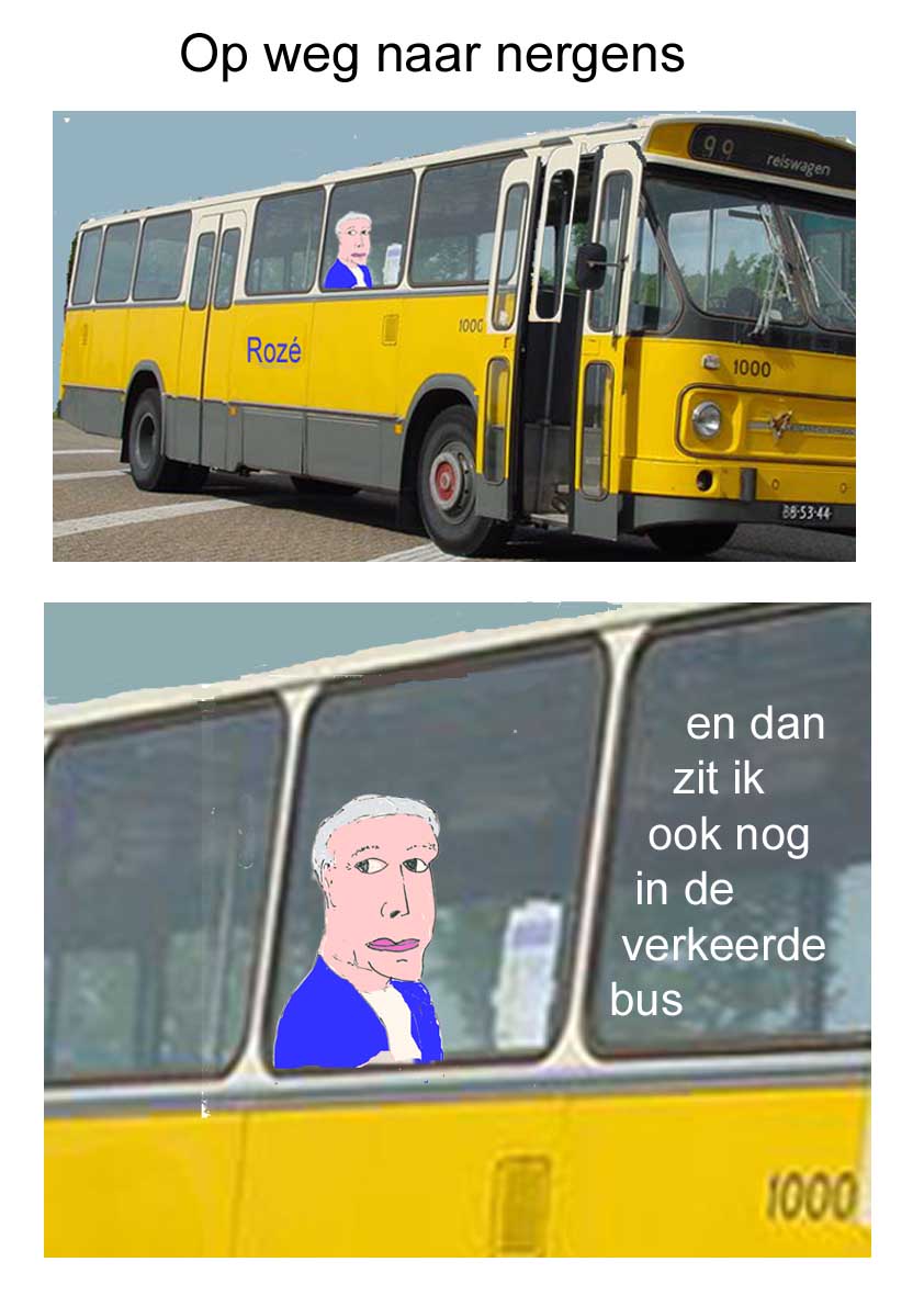 op weg naar nergens